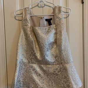 NWT White House Black Market Jacquard Bodice